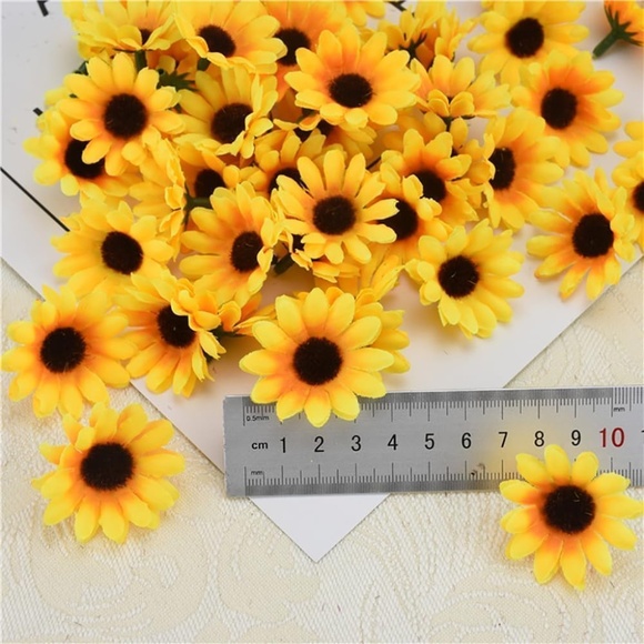 8” x 10” yellow and orange mini sunflower picture frame - Picture 5 of 5